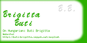brigitta buti business card